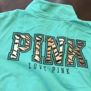 PINK Victoria’s Secret quarter zip hoodie.